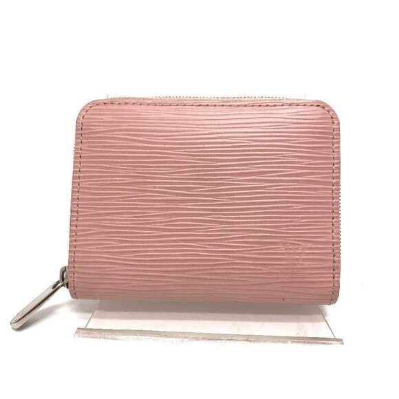 LOUIS VUITTON Coin Compartment Card Slot coin purse Epi Leather pink - Picture 1 of 10